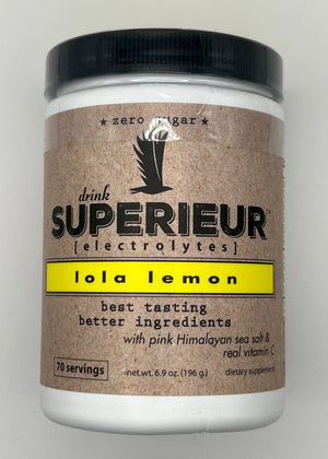 Superieur Electrolytes - Lola Lemon Flavor (Canister)