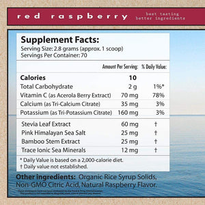 Superieur Electrolytes - Fresh Red Raspberry Flavor (Canister)